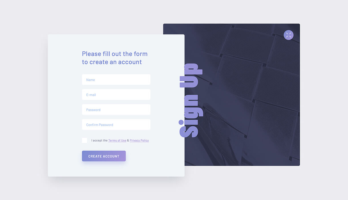 Daily UI 1 - Sign Up